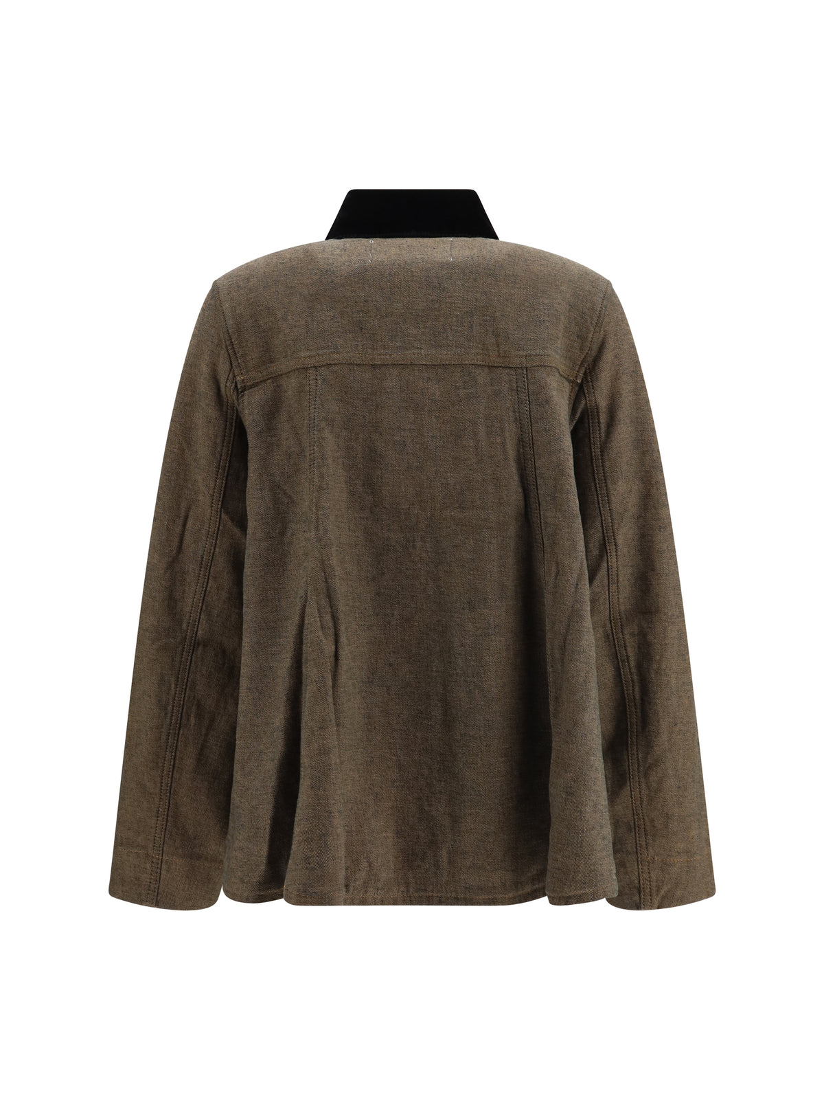 GANNI Ganni Women Neppy Denim Overshirt