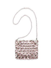 Self-Portrait Women Crystal Mesh Pouch