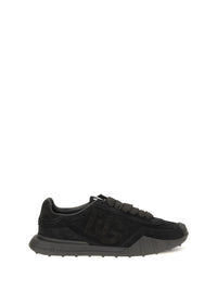 Dolce & Gabbana Men Dg Athletic Sneakers In Suede Leather