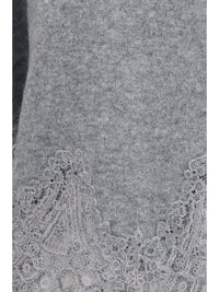 Ermanno Scervino Women Boat Neck Lace Sweater
