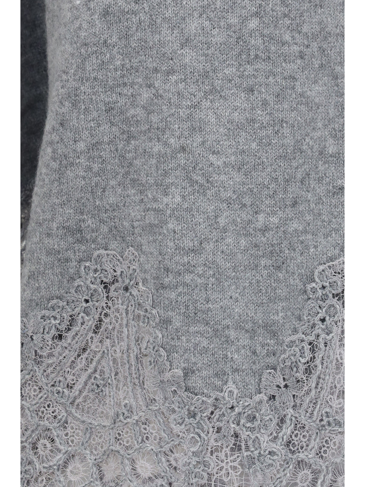 Ermanno Scervino Women Boat Neck Lace Sweater
