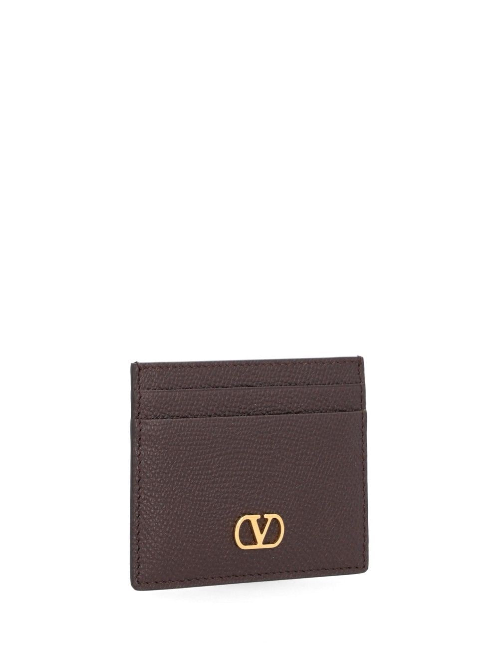 Valentino Garavani Women Vlogo Signature Leather Card Holder