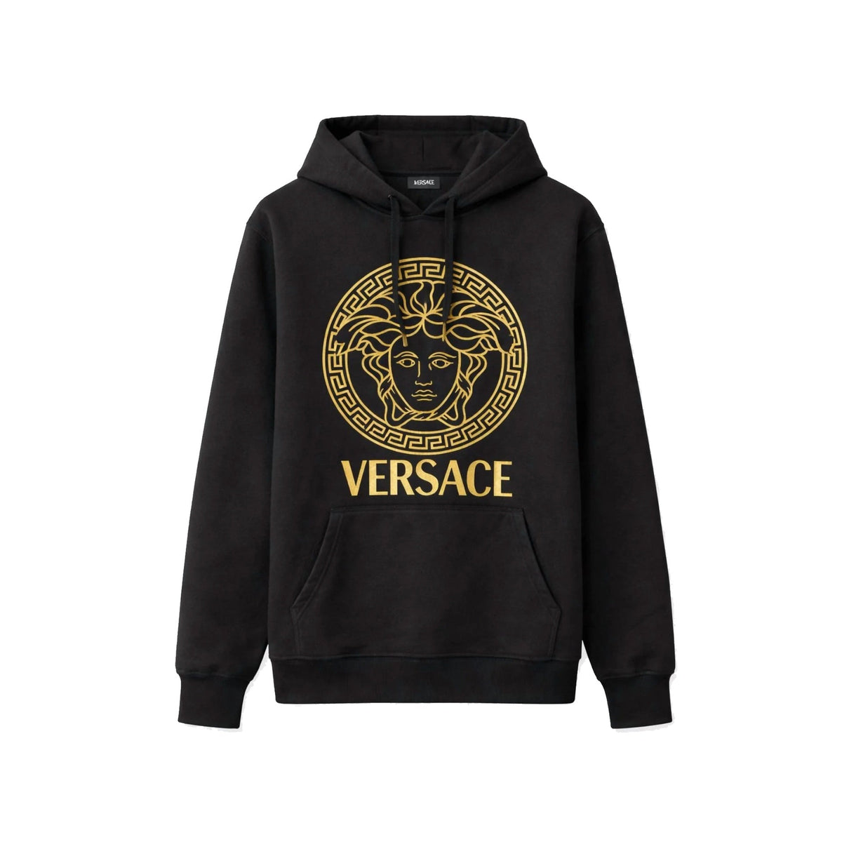 Versace Versace Gold Medusa Logo Hoodie Men