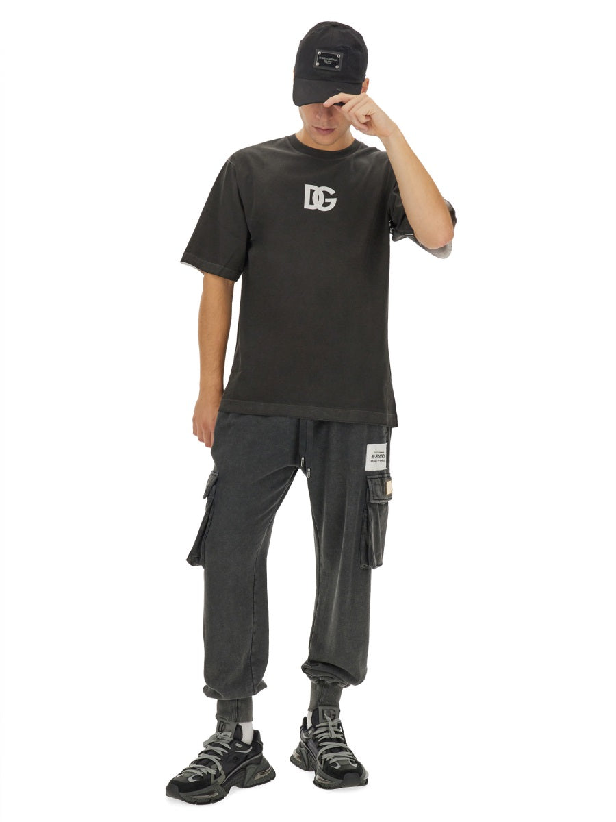 Dolce & Gabbana Men Jogging Pants With Logo