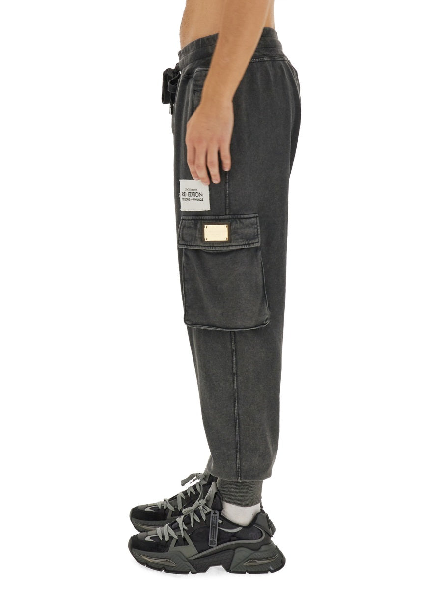 Dolce & Gabbana Men Jogging Pants With Logo