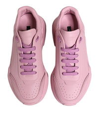 Dolce & Gabbana Pink Leather Daymaster Low Top Sneakers Men's Shoes