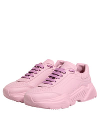 Dolce & Gabbana Pink Leather Daymaster Low Top Sneakers Men's Shoes