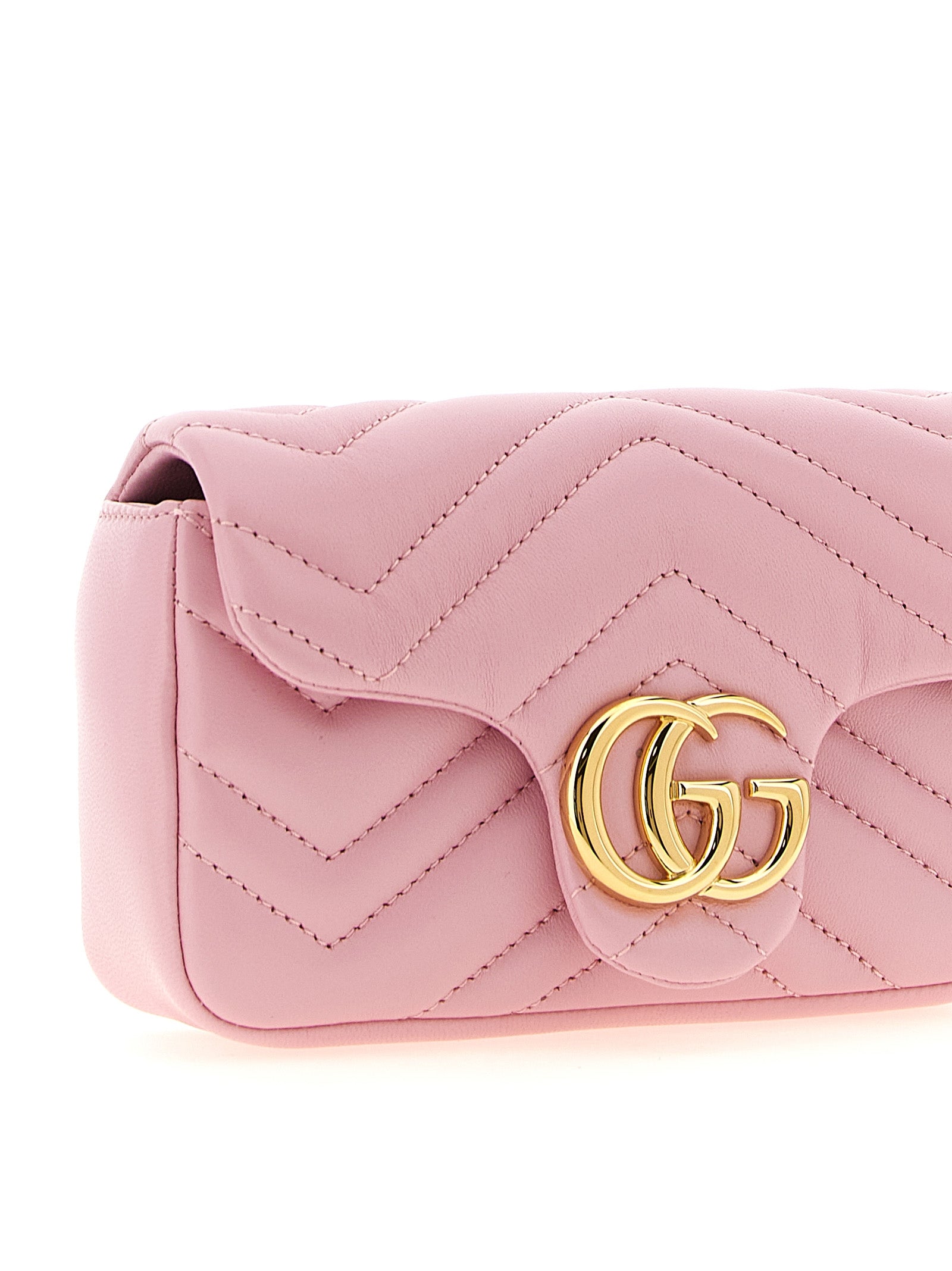 Gucci Women 'Gg Marmont' Chevron Crossbody Bag