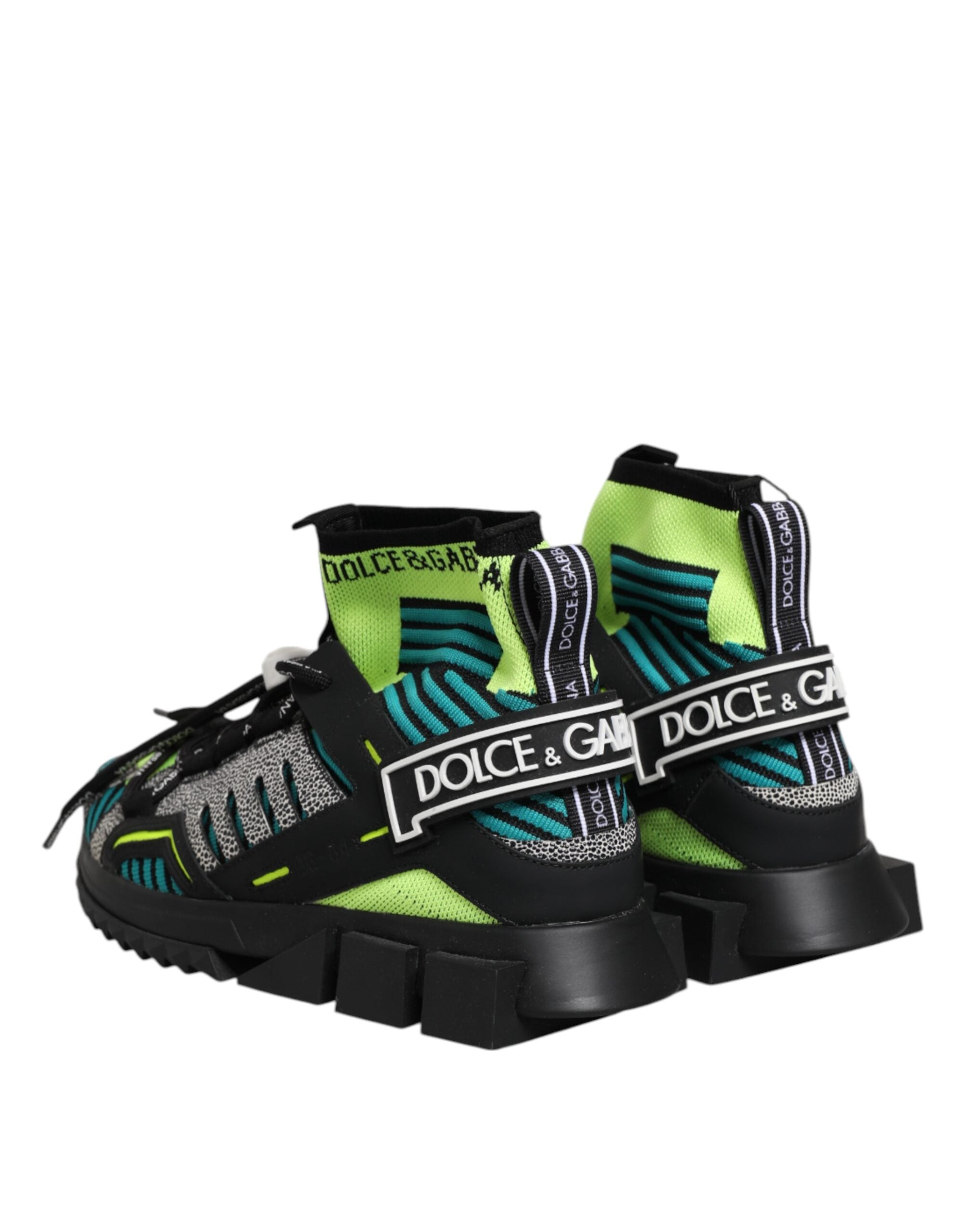 Dolce & Gabbana Multicolor Sorrento Socks Men Sneakers Men's Shoes