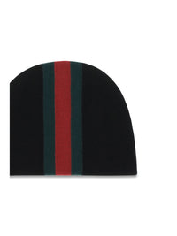 Gucci Men Web Stripe Beanie