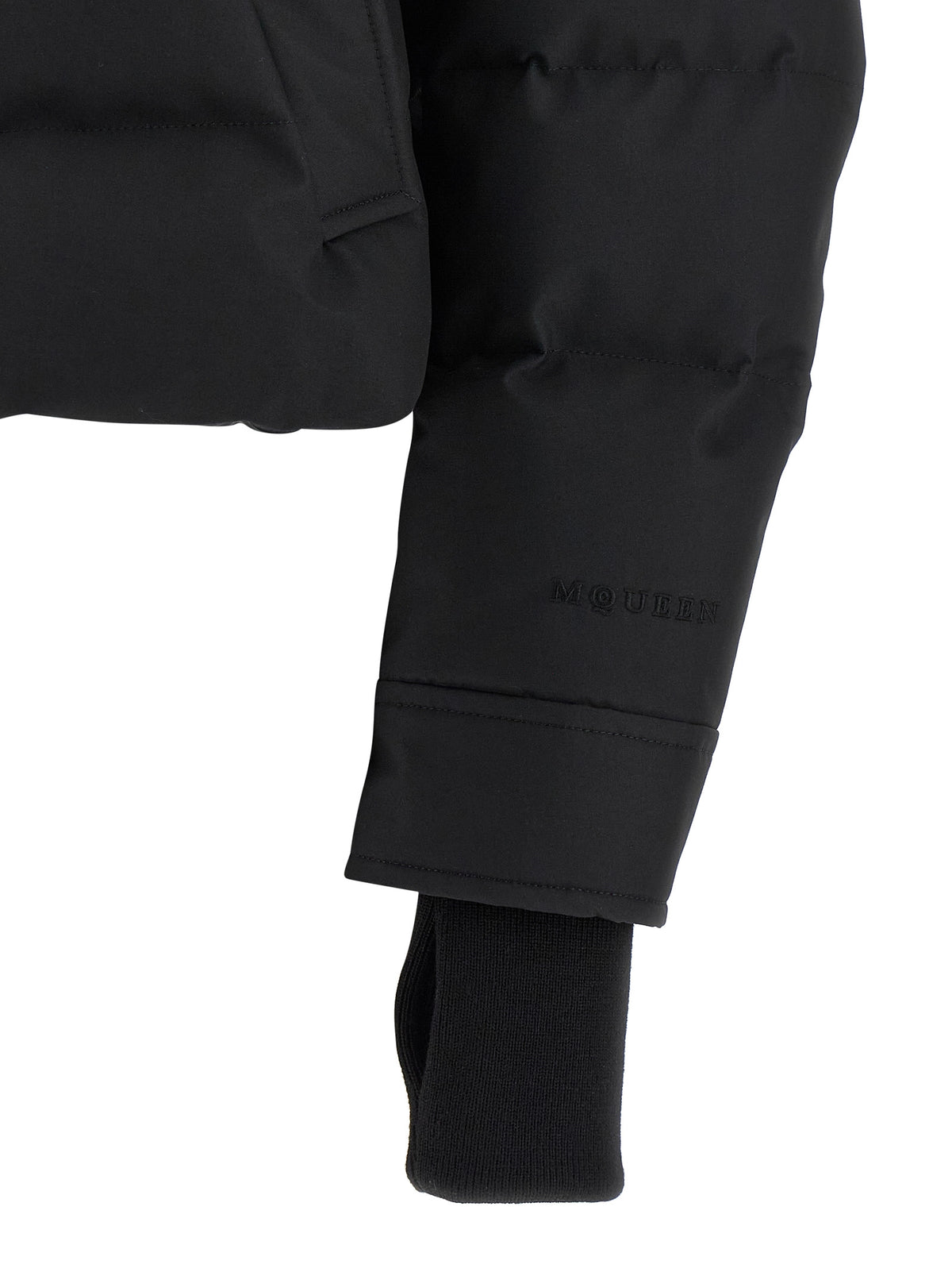 Mcqueen Women Cropped Down Jacket