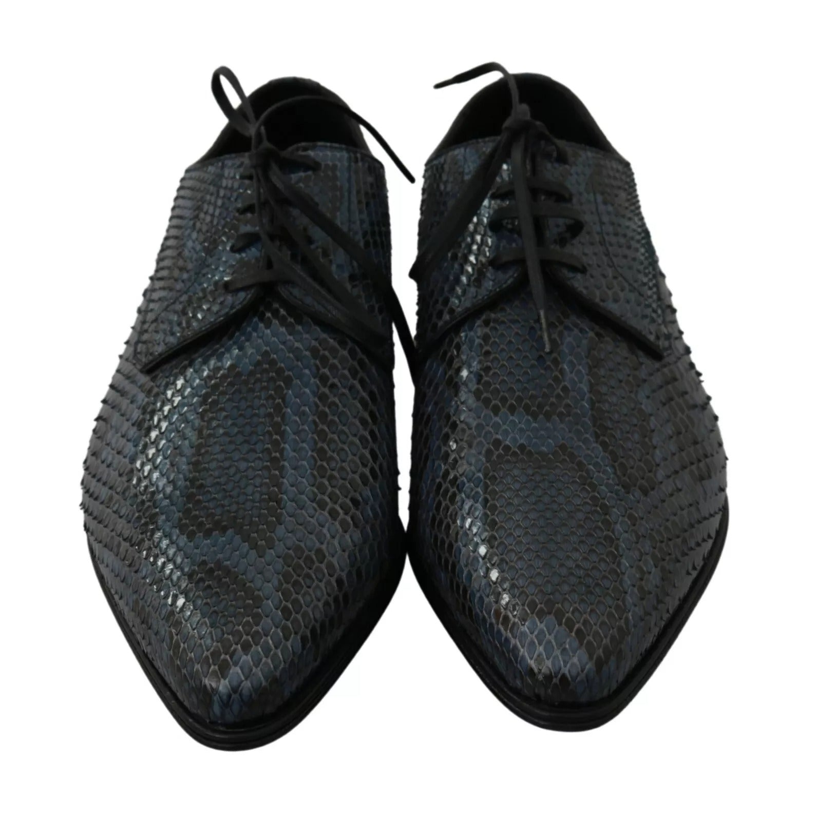 Dolce & Gabbana Dolce & Gabbana Blue Python Leather Snakeskin Men's Shoes