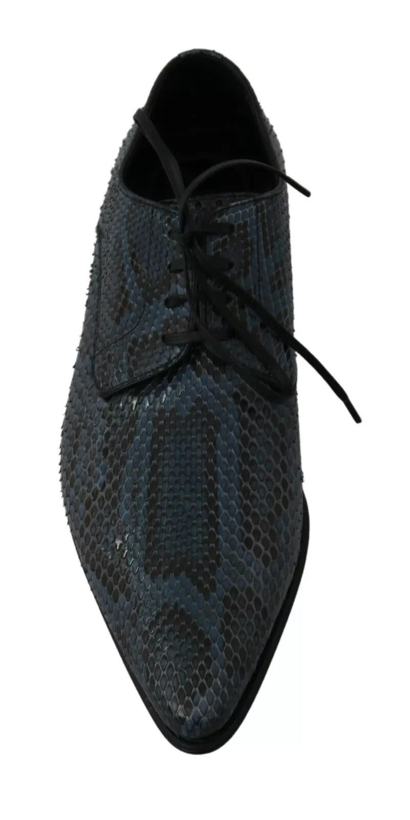 Dolce & Gabbana Dolce & Gabbana Blue Python Leather Snakeskin Men's Shoes