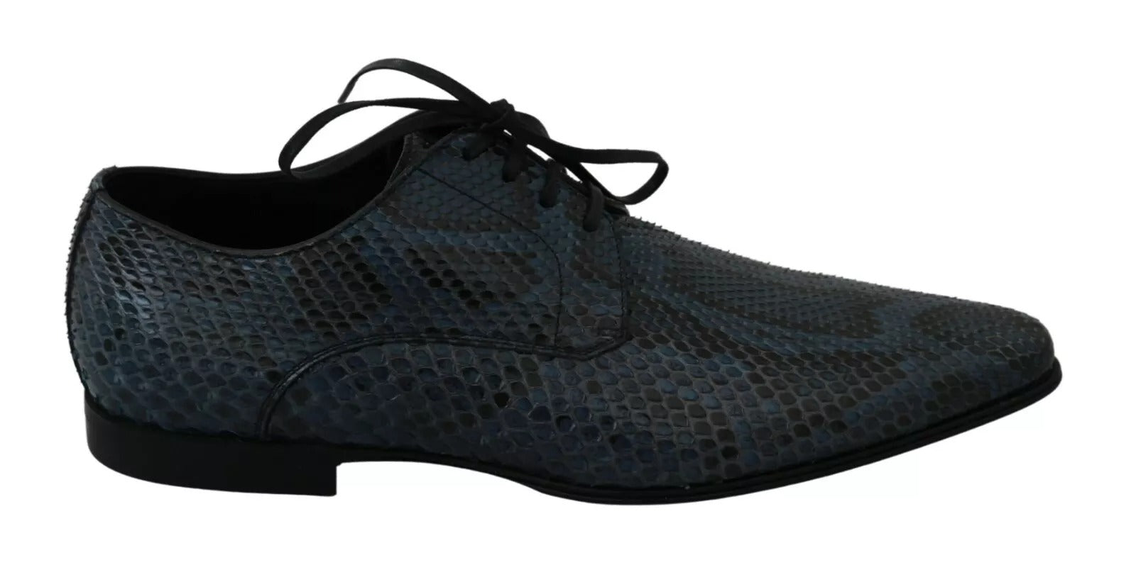 Dolce & Gabbana Dolce & Gabbana Blue Python Leather Snakeskin Men's Shoes