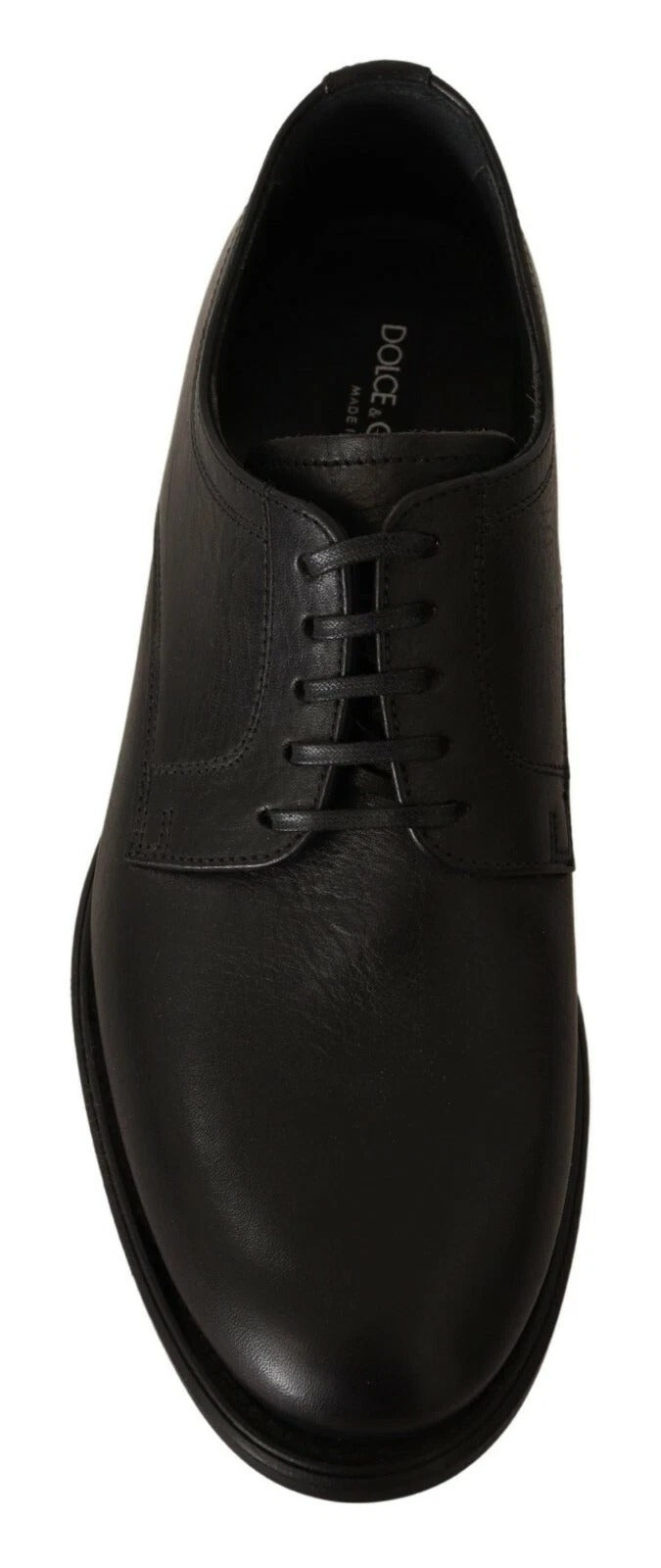 Dolce & Gabbana Dolce & Gabbana Black Lace Up Leather Men Formal Derby Men's Shoes