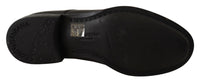 Dolce & Gabbana Dolce & Gabbana Black Lace Up Leather Men Formal Derby Men's Shoes
