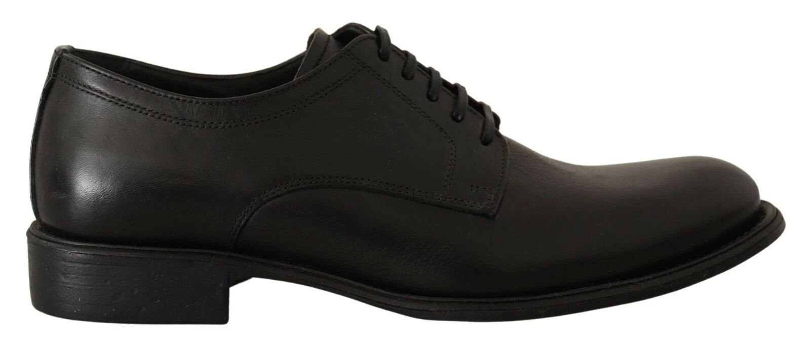 Dolce & Gabbana Dolce & Gabbana Black Lace Up Leather Men Formal Derby Men's Shoes