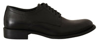 Dolce & Gabbana Dolce & Gabbana Black Lace Up Leather Men Formal Derby Men's Shoes