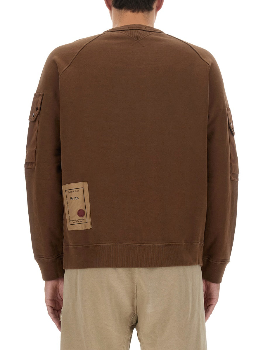 Ten C Men Sweatshirt With Logo