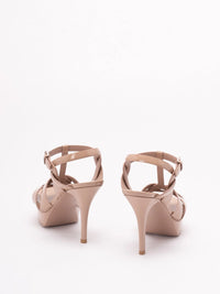 Saint Laurent Women Tribute Platform Sandals In Patent Leather