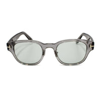 Tom Ford Sunglasses Square Full Rim, Transparent Grey Frame and Light Grey Lens FT1041-D20A