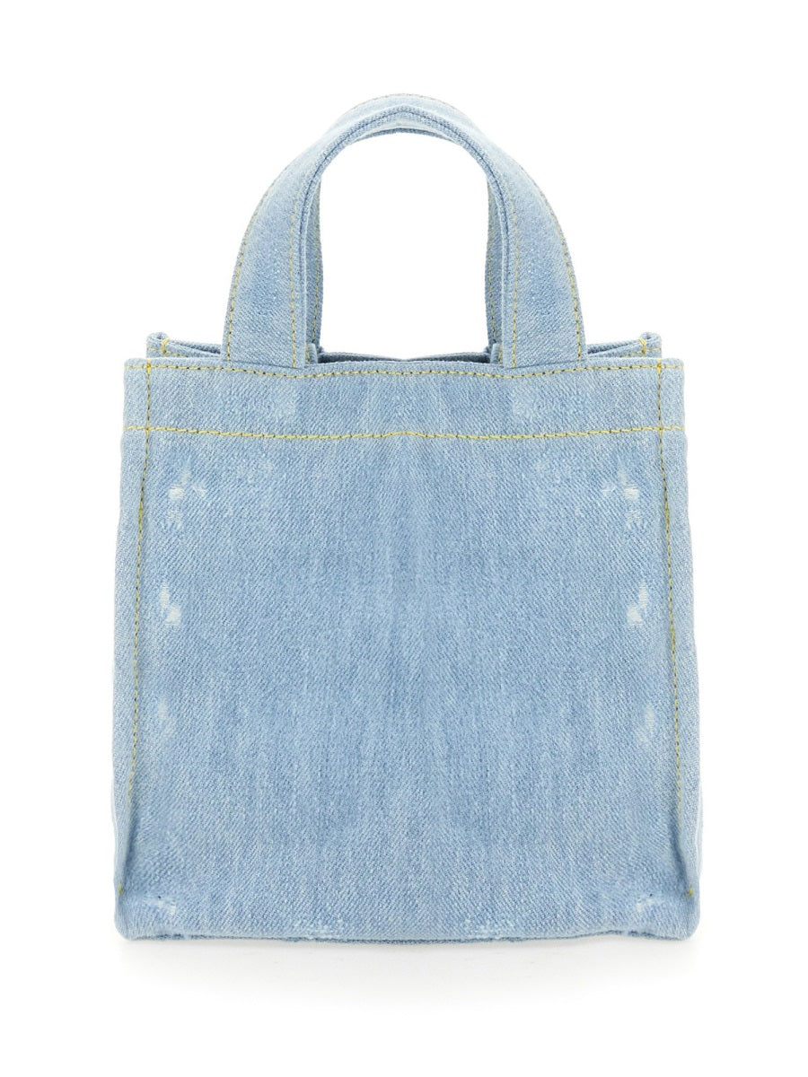 ACNE STUDIOS Acne Studios Women Mini Denim Shopper Bag With Logo