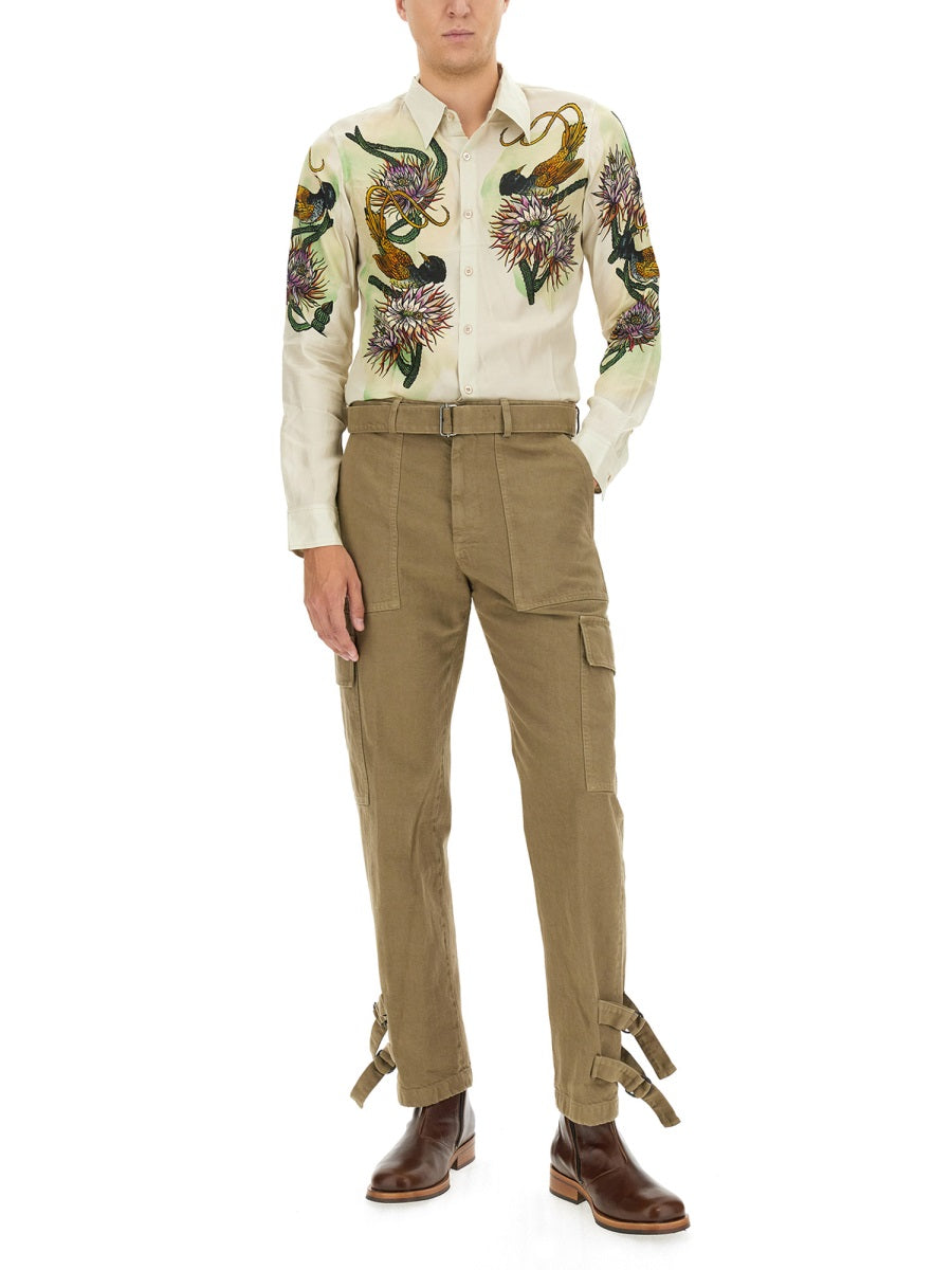 Dries Van Noten Men Printed Shirt