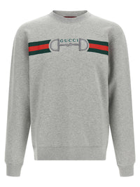 GUCCI Gucci Men Web Ribbon And Horsebit Sweatshirt