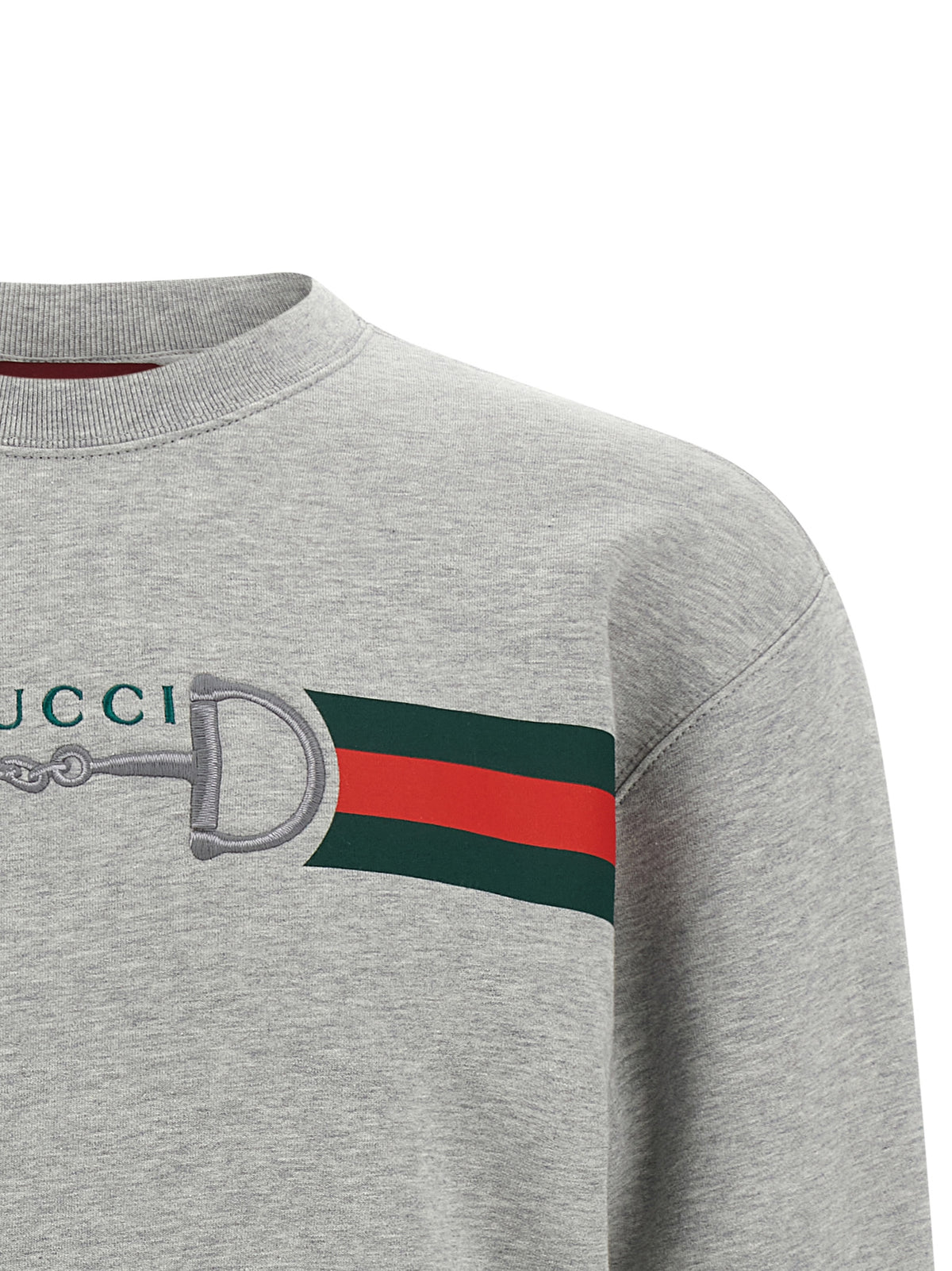GUCCI Gucci Men Web Ribbon And Horsebit Sweatshirt