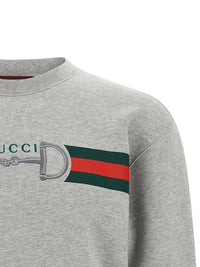 GUCCI Gucci Men Web Ribbon And Horsebit Sweatshirt