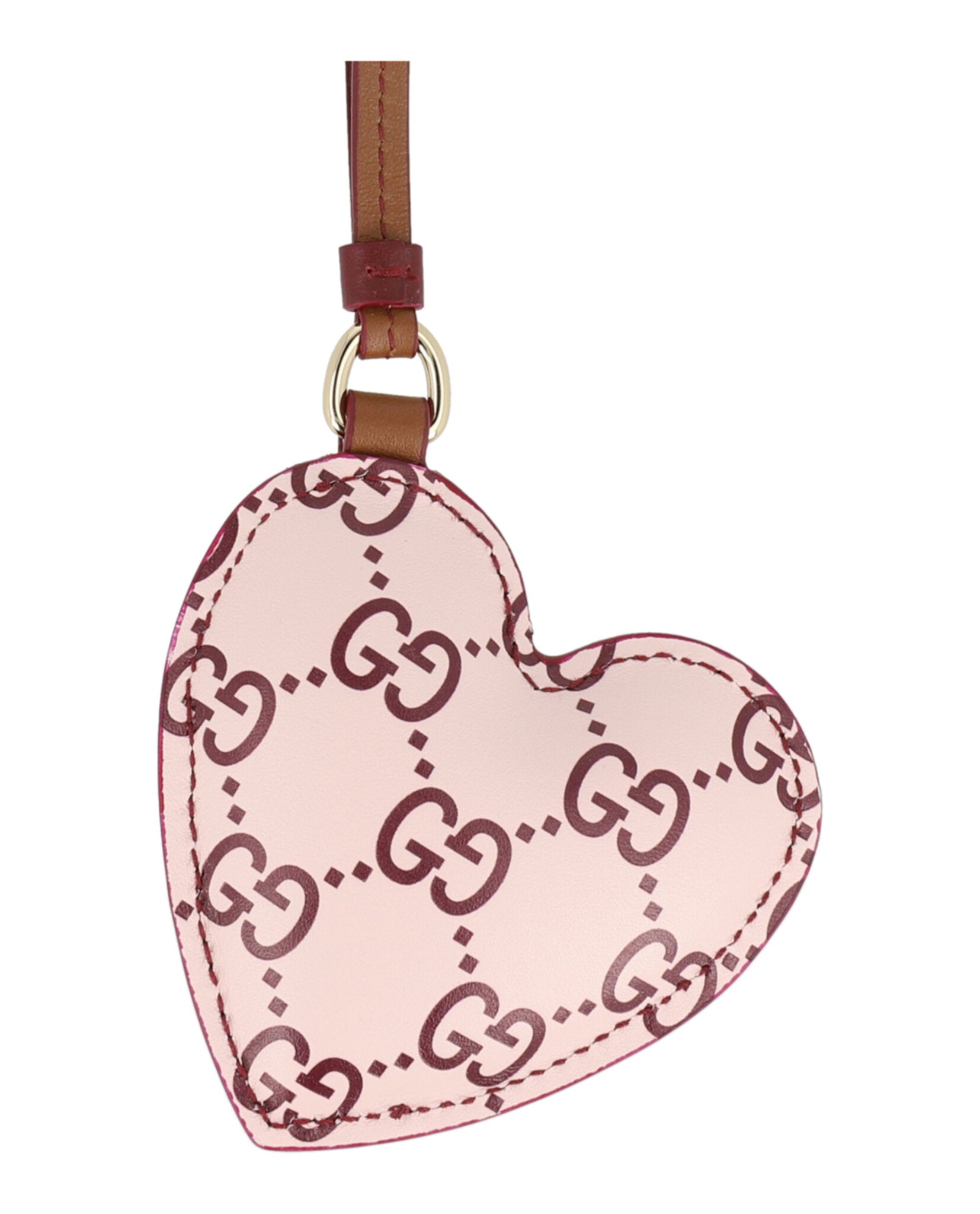 Gucci Gucci Womens Heart Shaped Keychain