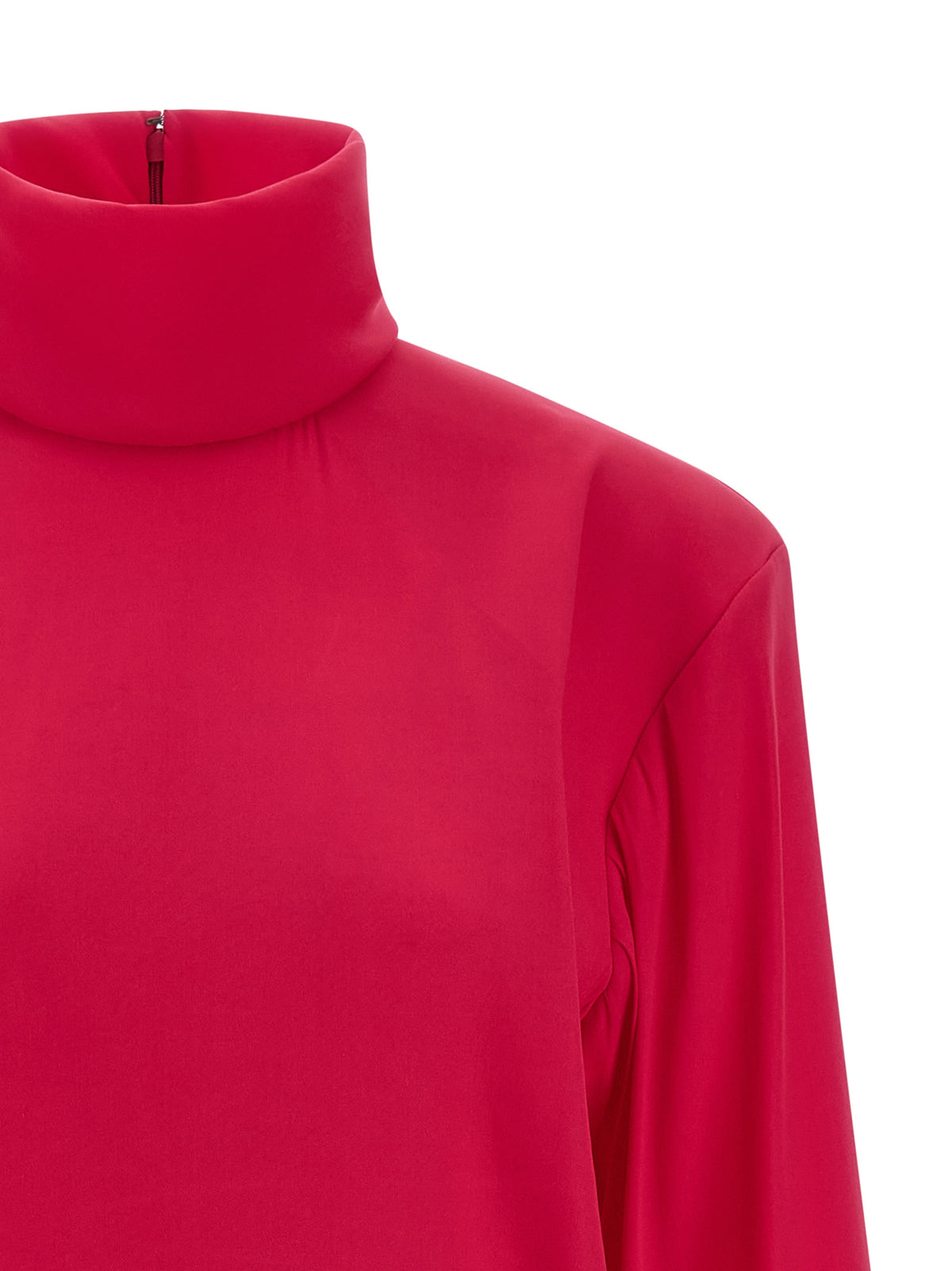 Saint Laurent Women Structured Shoulder Dress