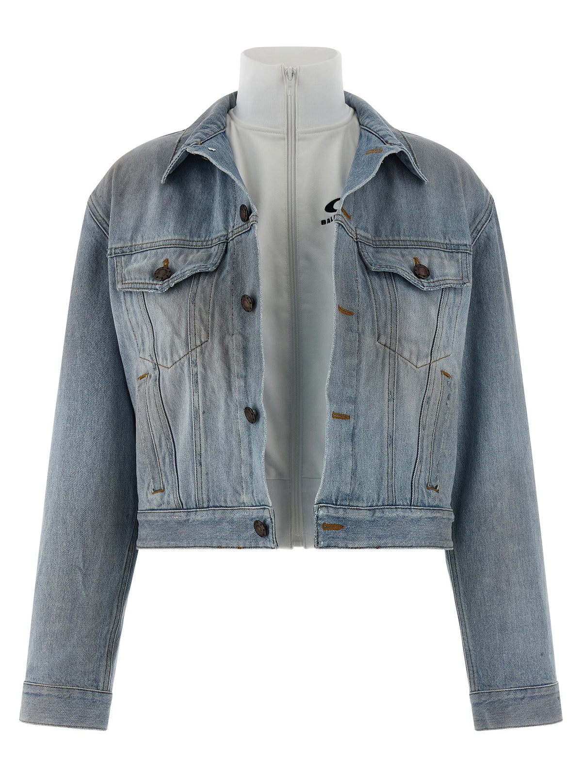 Balenciaga Women Double Layer Jacket
