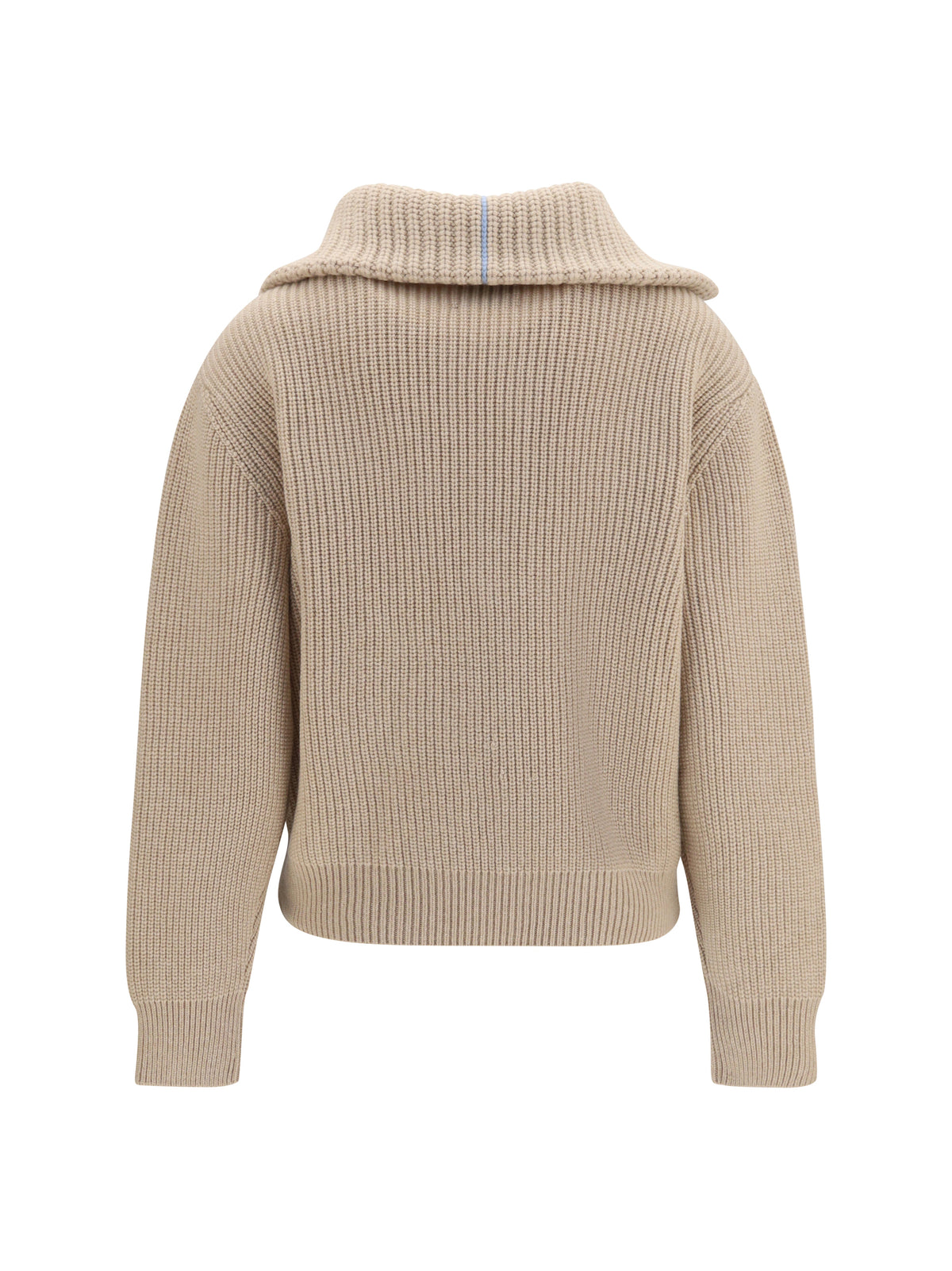 Malo Women Cashmere High-Neck Zip Sweater