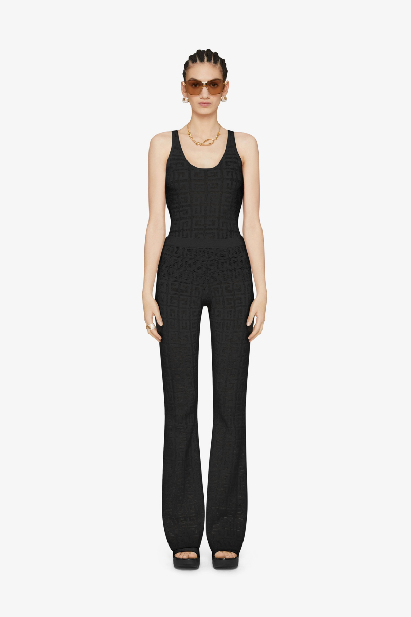 Givenchy Wide Elasticated 4G Pants_Black