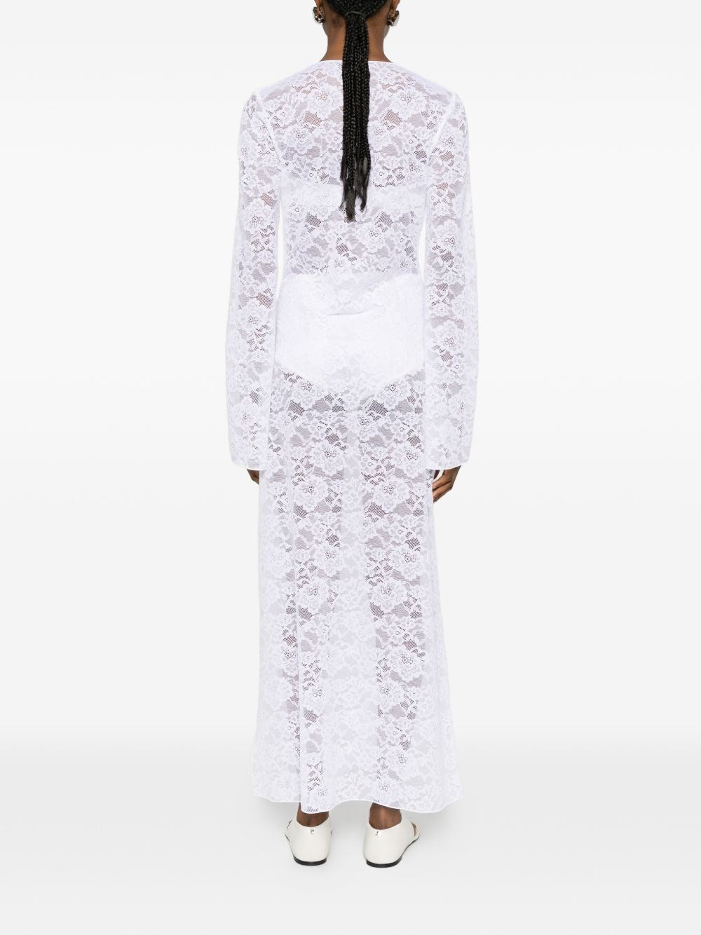 Oseree Oseree Women Long Lace Dress