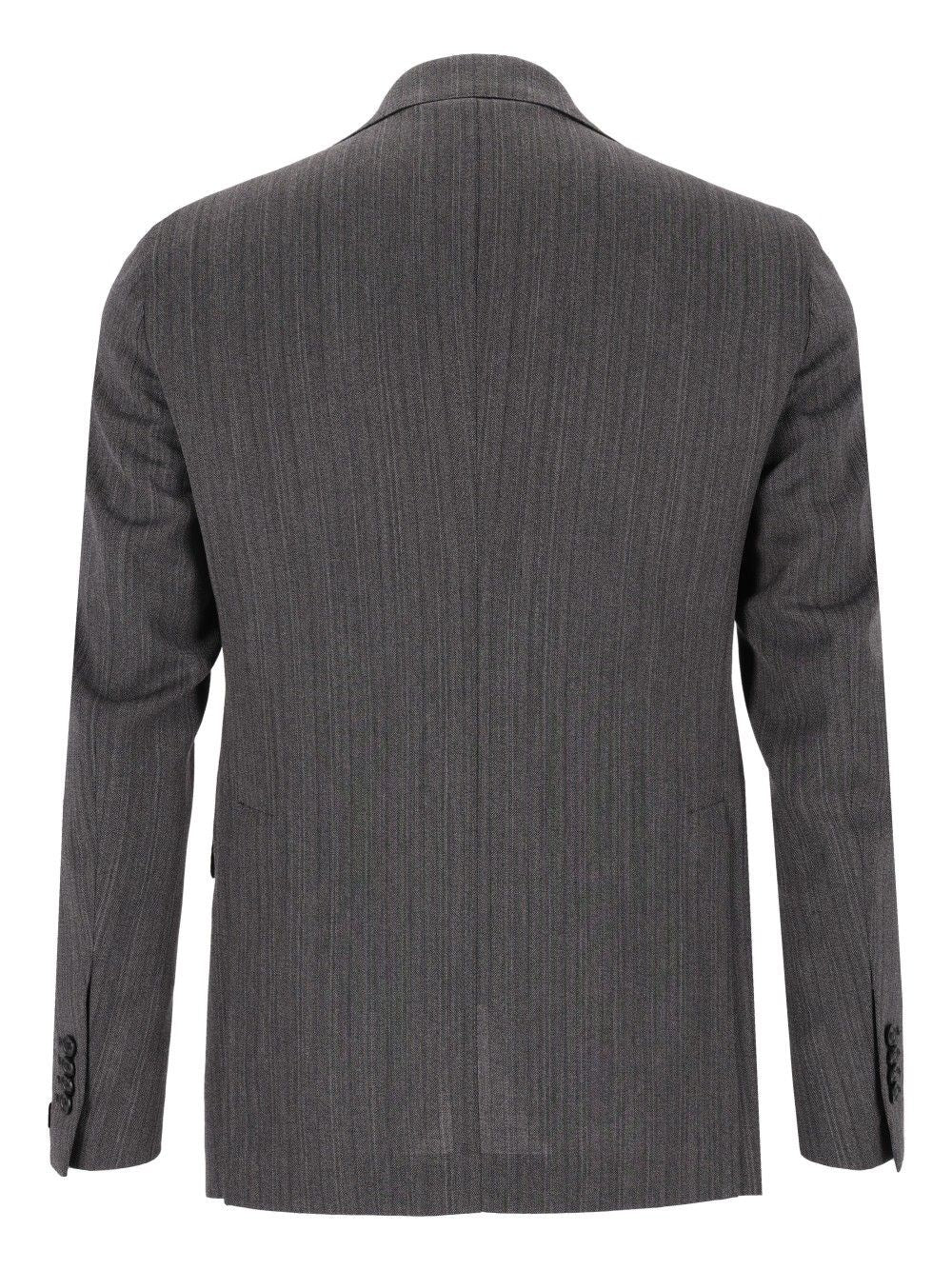 Tagliatore Tagliatore Men Vesuvius Herringbone Dress