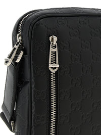 Gucci Men 'Gg Emblem' Small Crossbody Bag