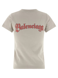 BALENCIAGA Balenciaga Women Logo Print T-Shirt