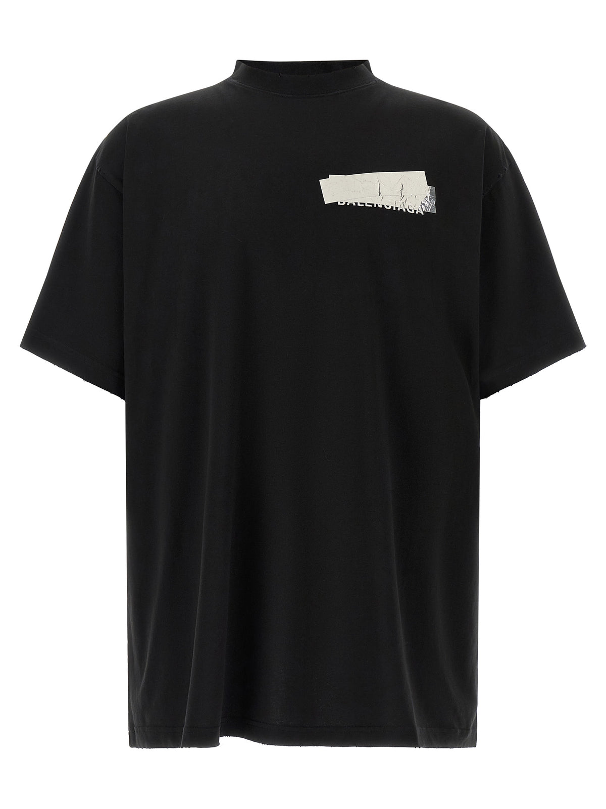 Balenciaga Men 'Silver Tape' T-Shirt