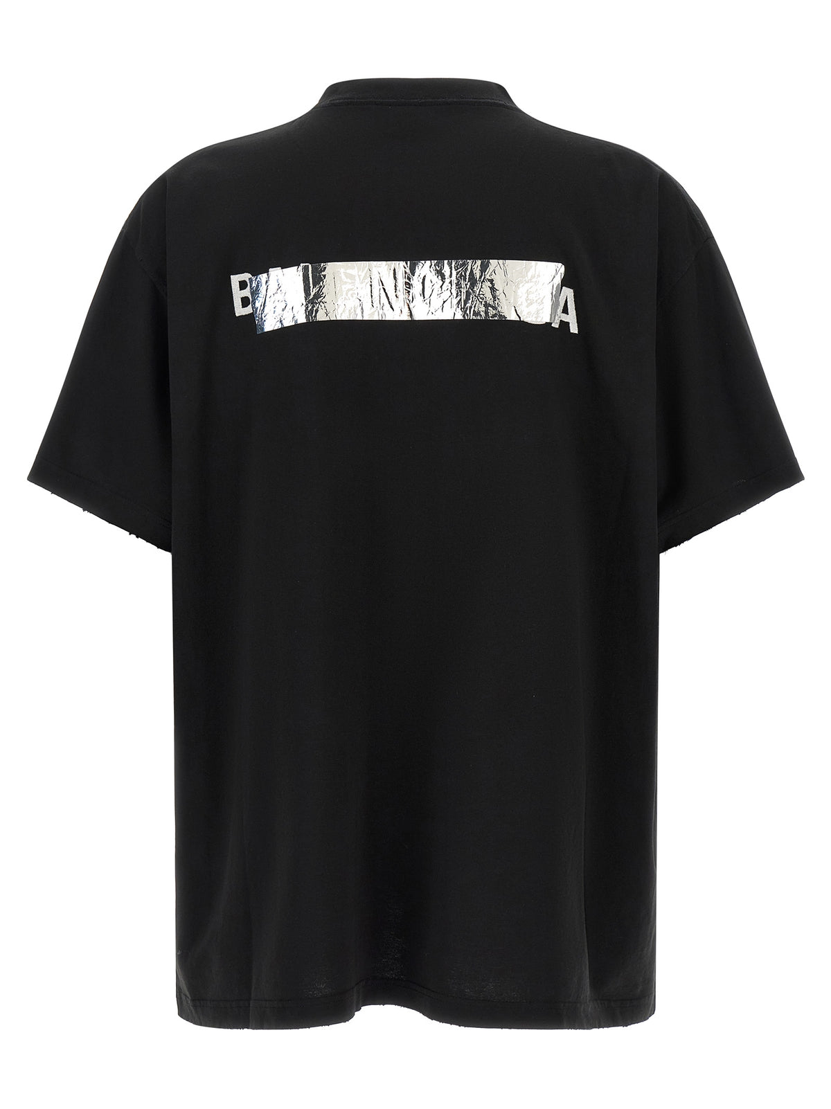 Balenciaga Men 'Silver Tape' T-Shirt