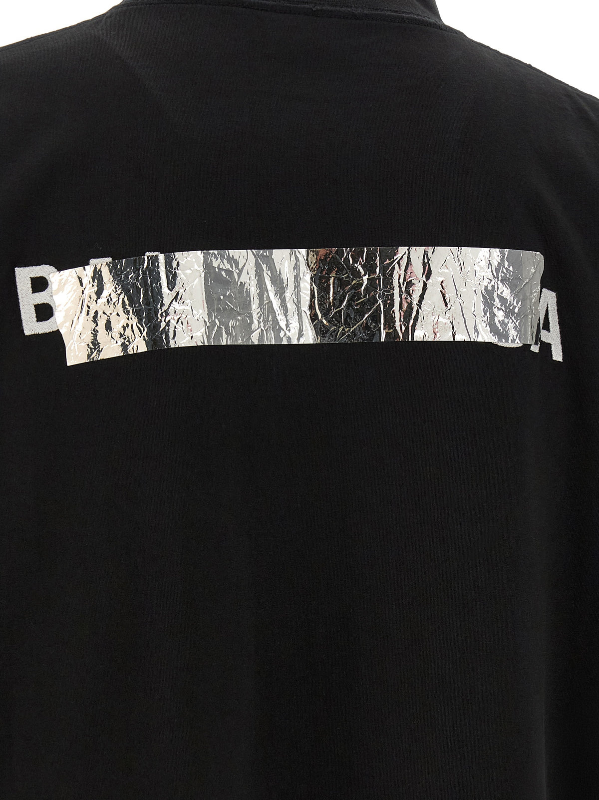 Balenciaga Men 'Silver Tape' T-Shirt