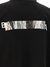 Balenciaga Men 'Silver Tape' T-Shirt