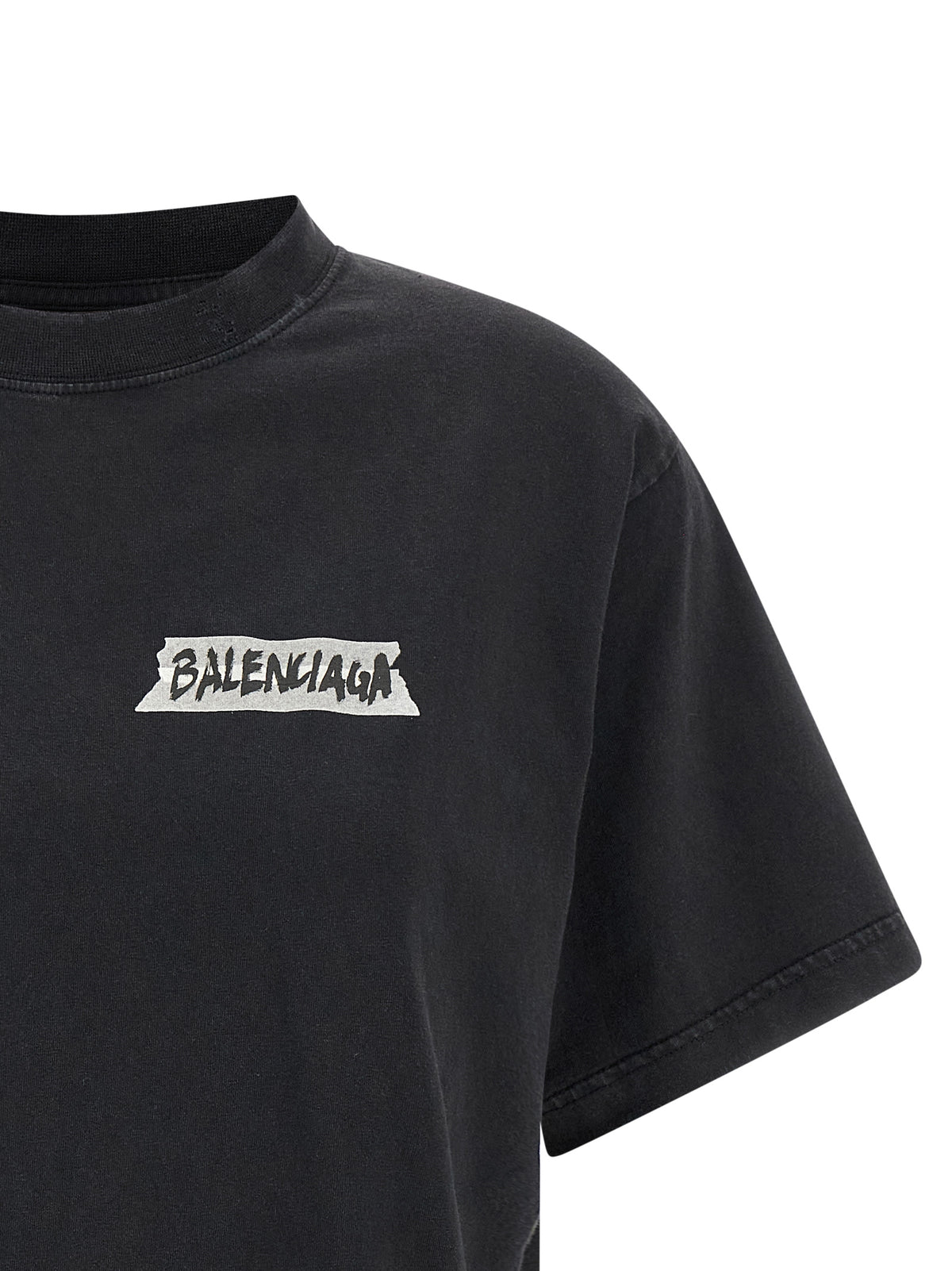 Balenciaga Women 'Masking Tape' T-Shirt