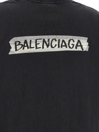 Balenciaga Women 'Masking Tape' T-Shirt