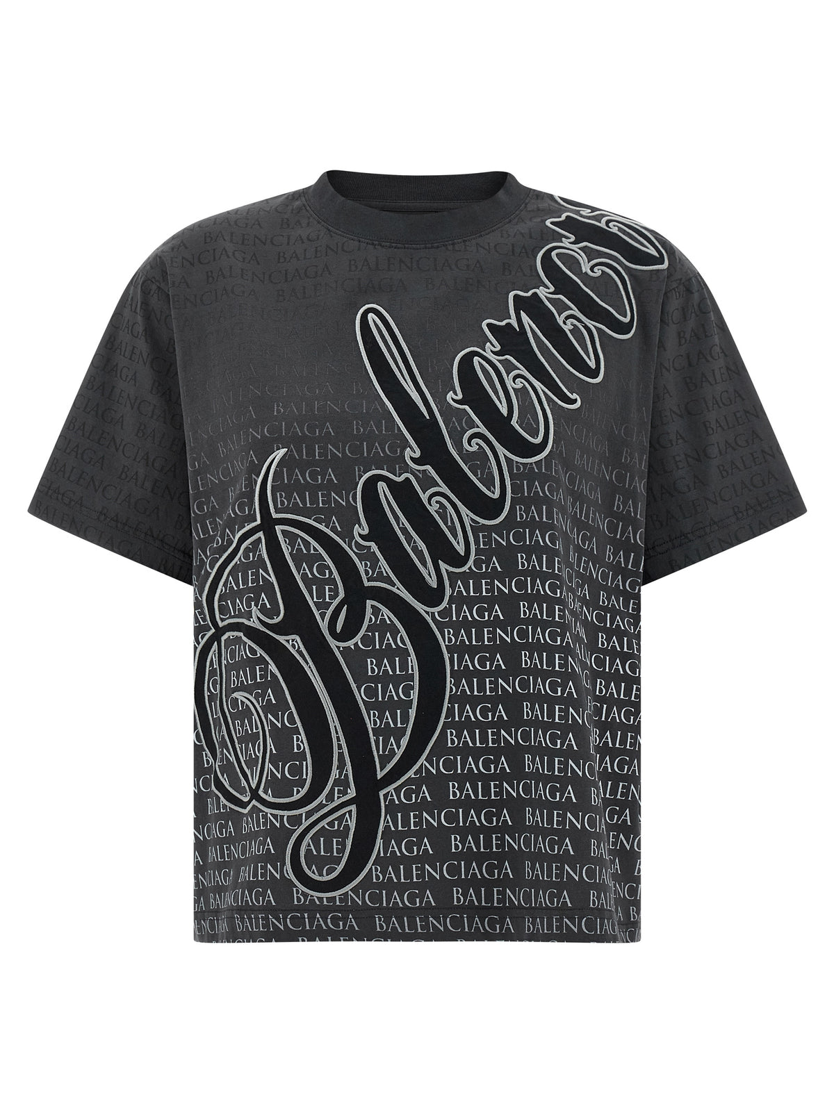 Balenciaga Women 'Cursive' T-Shirt