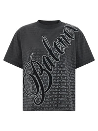 Balenciaga Women 'Cursive' T-Shirt
