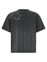 Balenciaga Women 'Cursive' T-Shirt