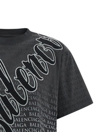 Balenciaga Women 'Cursive' T-Shirt