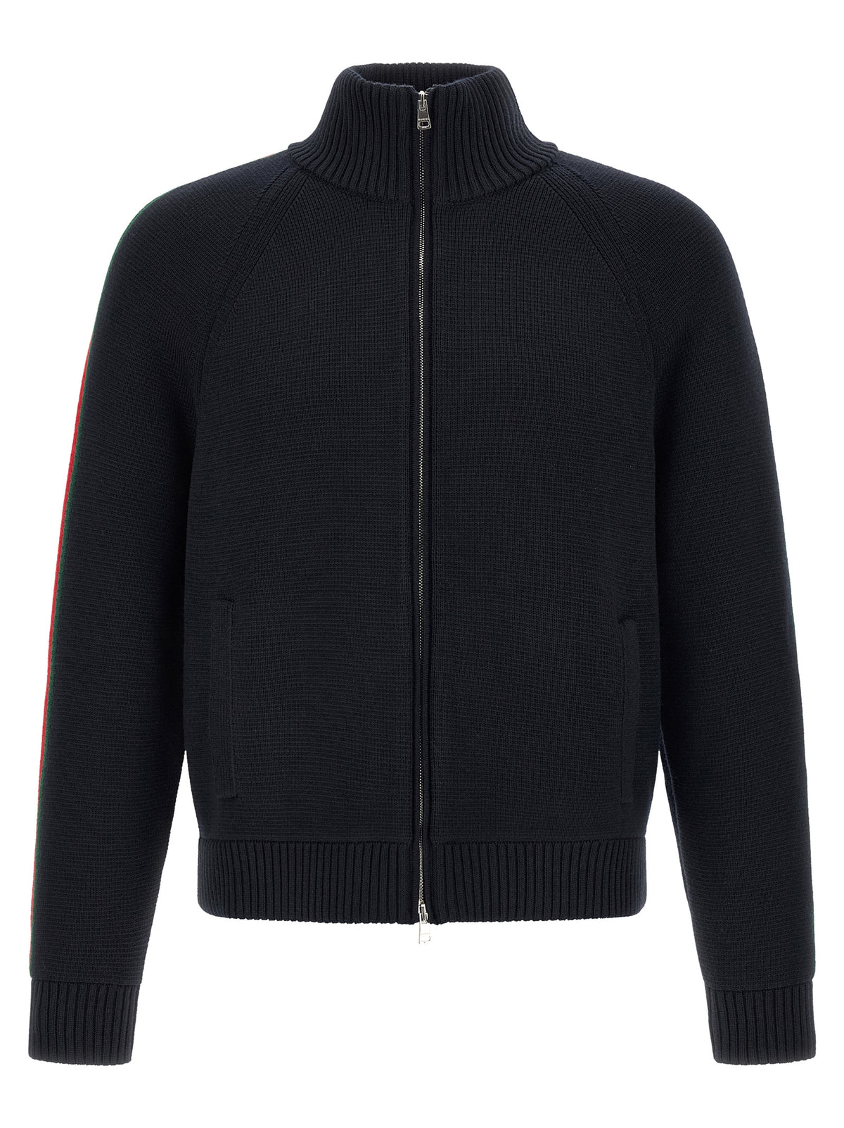 GUCCI Gucci Men Gucci Web Ribbon Knitted Jacket
